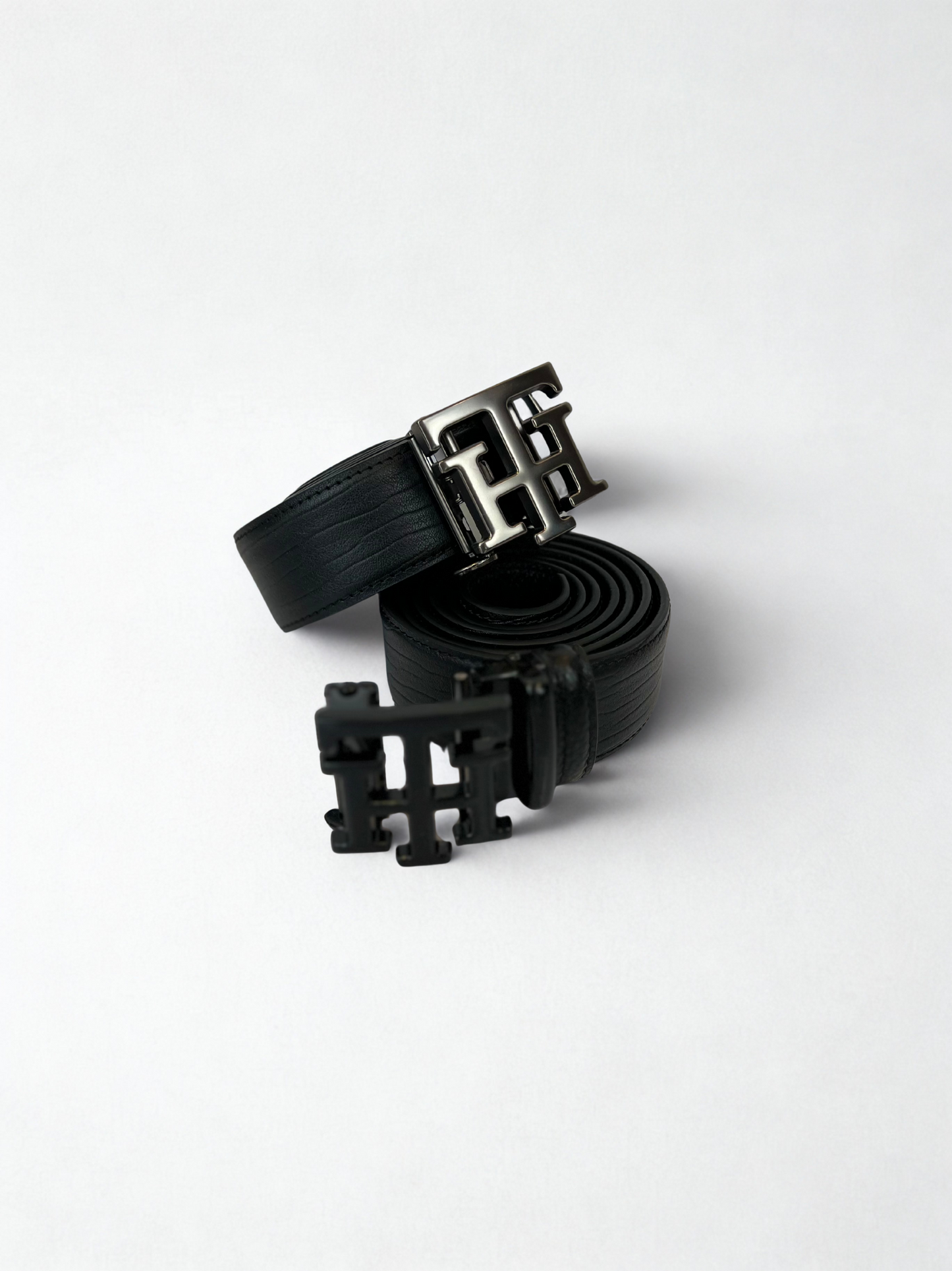 SDL Premium Black Leather Belt