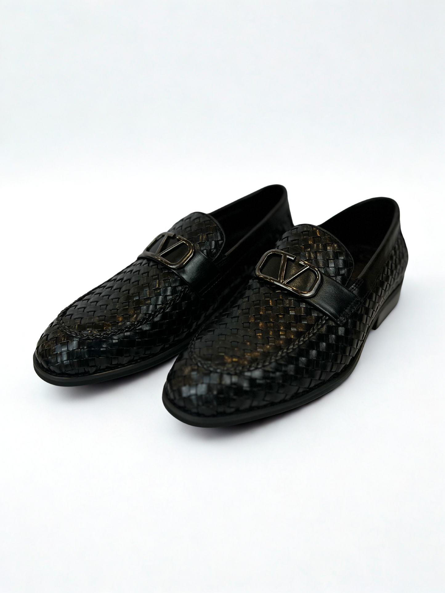 SDL Premium Woven Leather Loafers