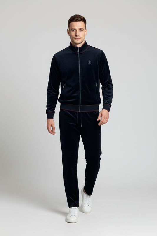 Velour Track Suit Set