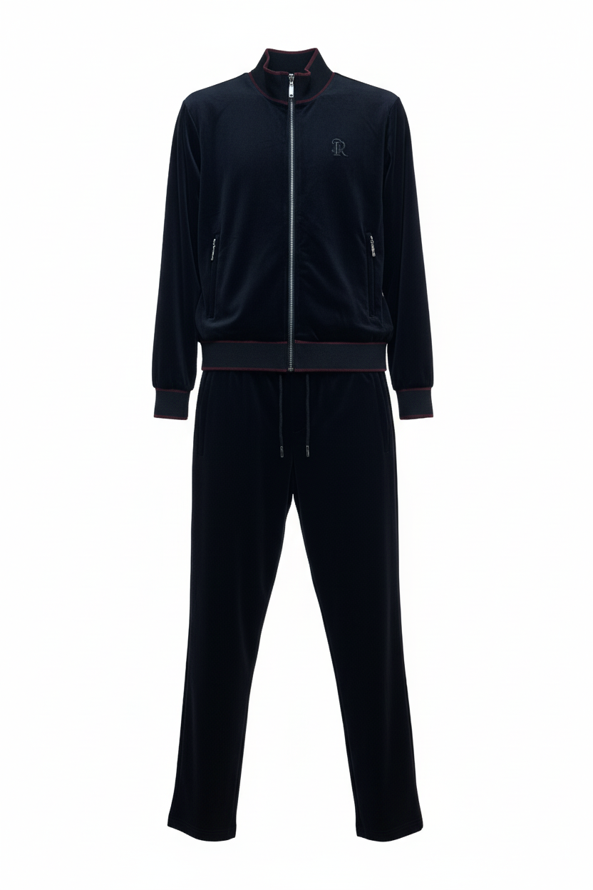 Velour Track Suit Set