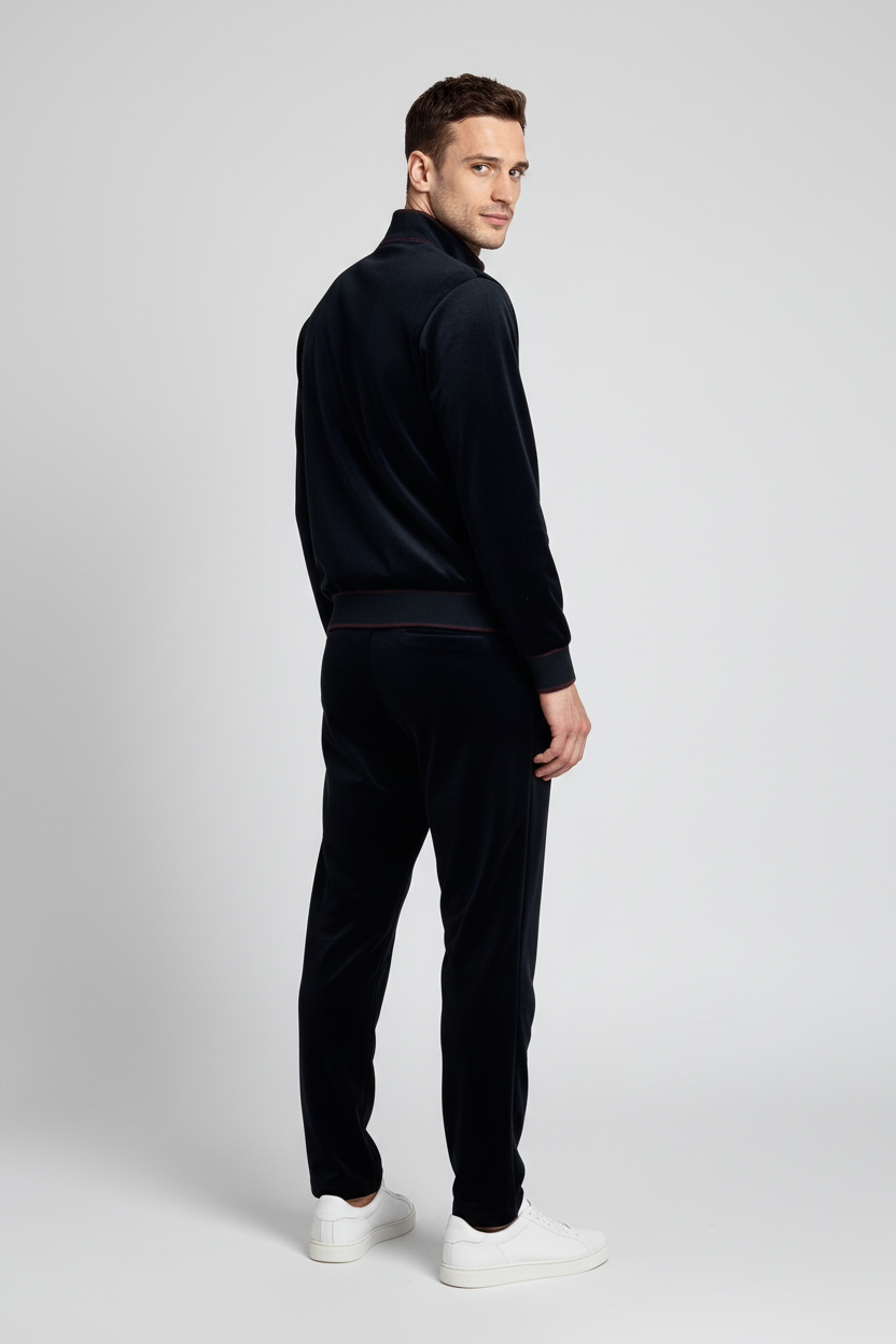 Velour Track Suit Set