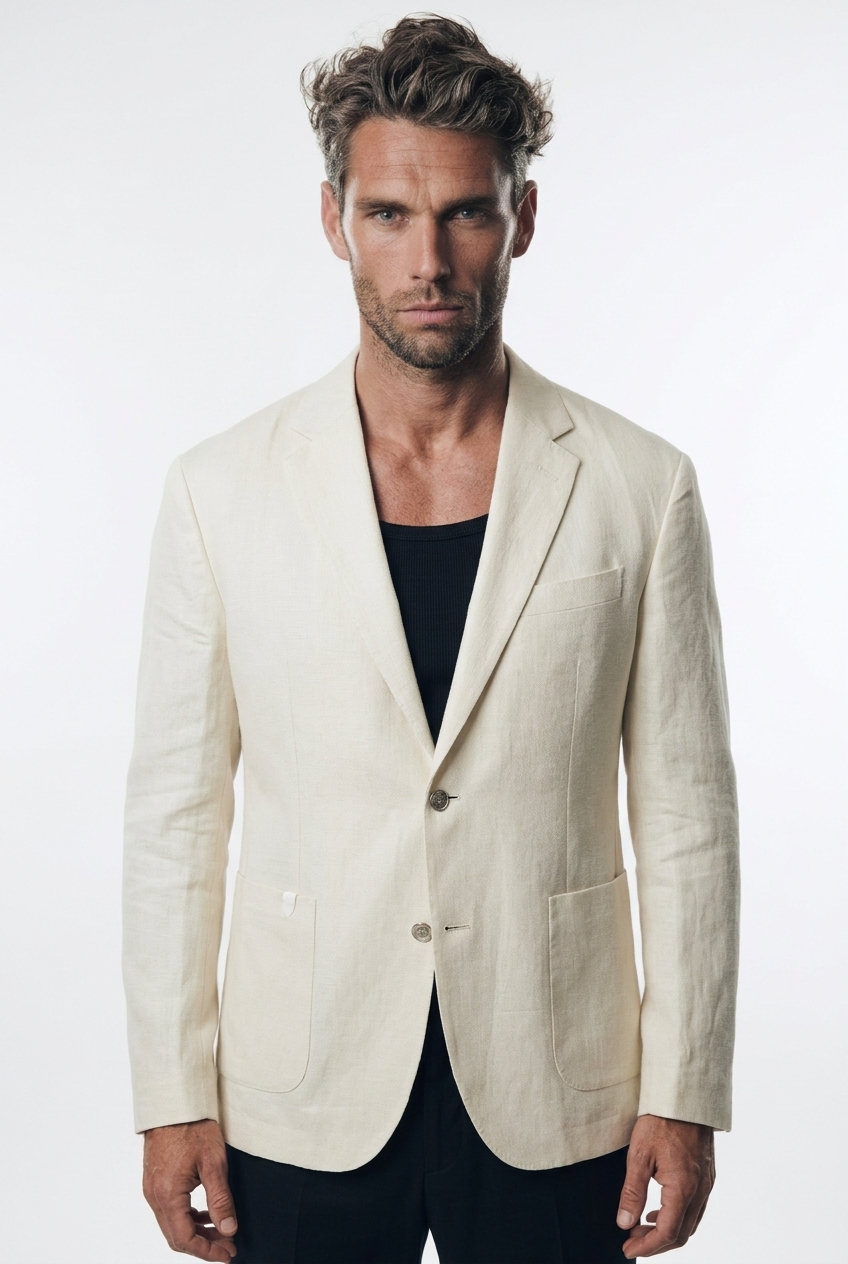 SDL Premium Linen & Cotton Blazer XH909